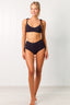 ANJA BRIEF - BLACK RIB