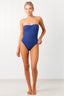 BEACH MAILLOT - NAVY RIB