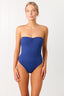 BEACH MAILLOT - NAVY RIB