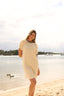 TERRY TEE MIDI - CREAM