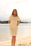 TERRY TEE MIDI - CREAM