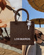 ISOLA TOTE BAG - CHOCOLATE