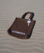 ISOLA TOTE BAG - CHOCOLATE