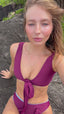 VERSO WRAP TOP - WINE