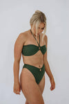 LILY BRA - FOREST GREEN